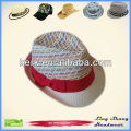 Lady Rainbow Color Mode Sweet Style Fedora Hat